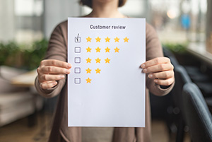 Customer reviews matter for Ocean County SEO